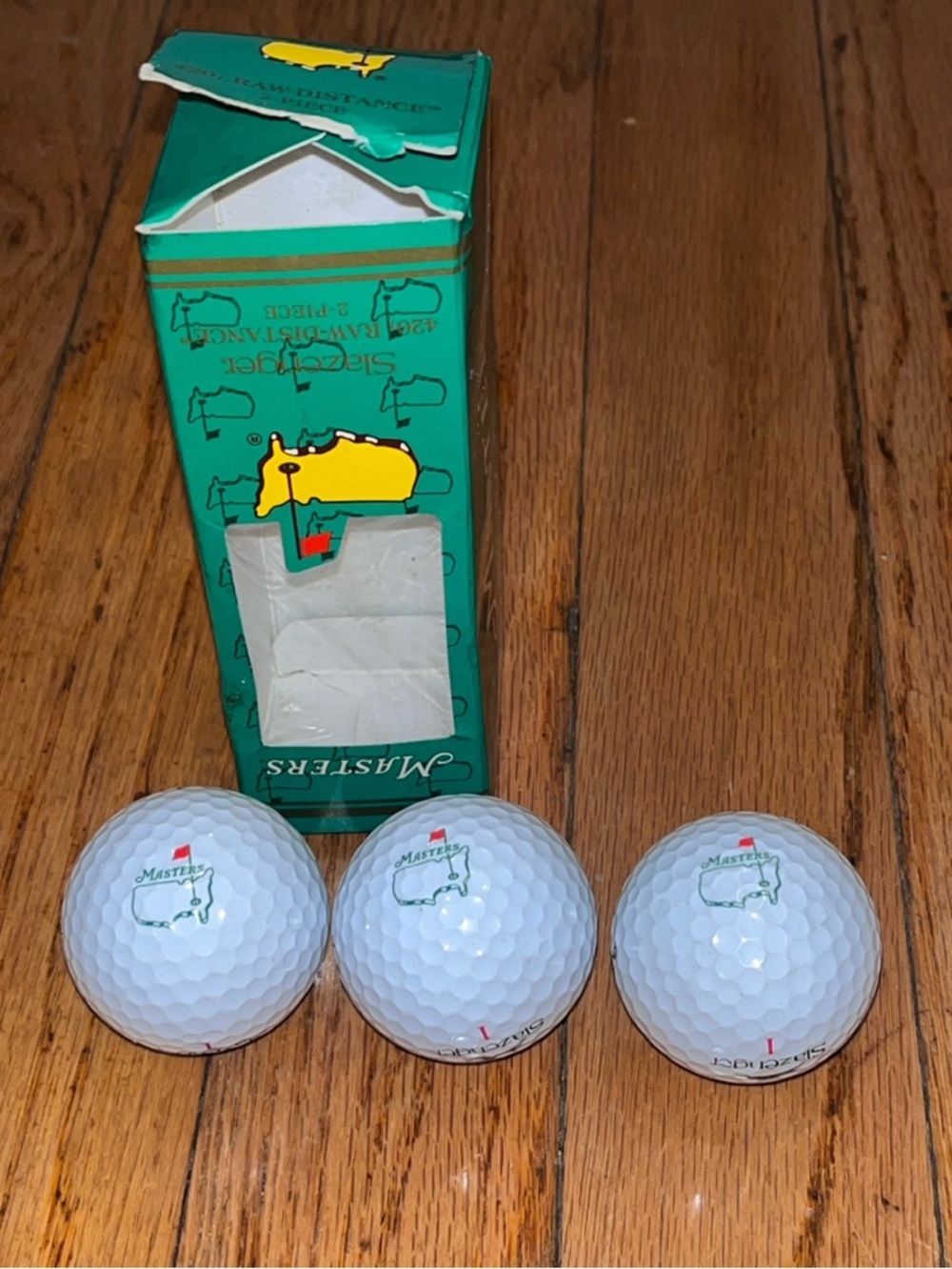 The Masters Tournament (Augusta National) Slazenger 1 Logo Golf Ball 3 Pack